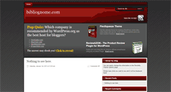 Desktop Screenshot of bibliognome.com